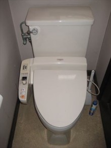 明るく清潔感のあるトイレに